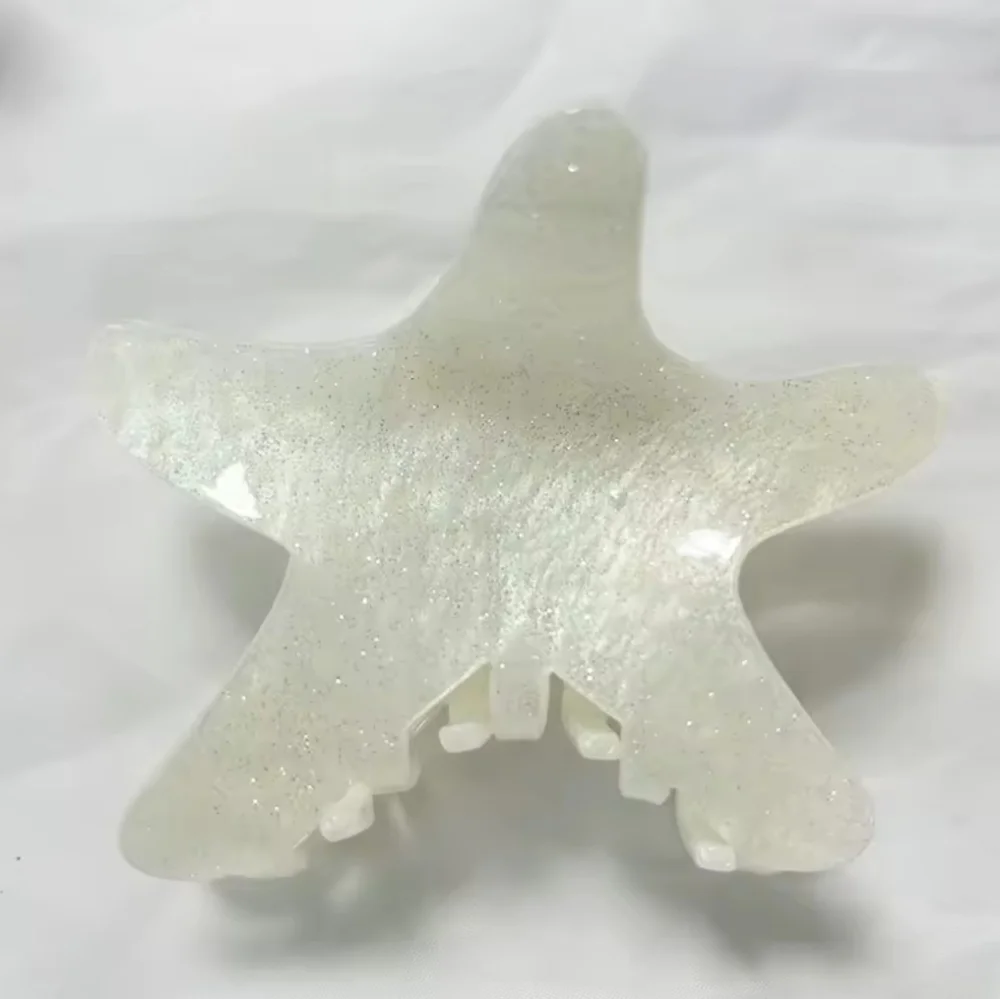 New! Iridescent Starfish Hair Clip | NWOT